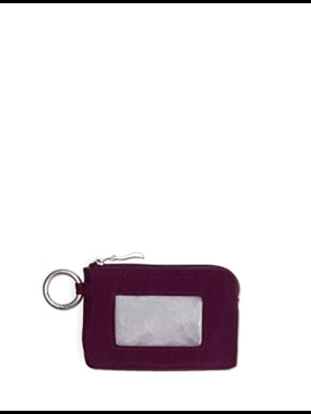 RFID Card Case Lightweight Water-Resistant Wallet with Keyring & ID Window